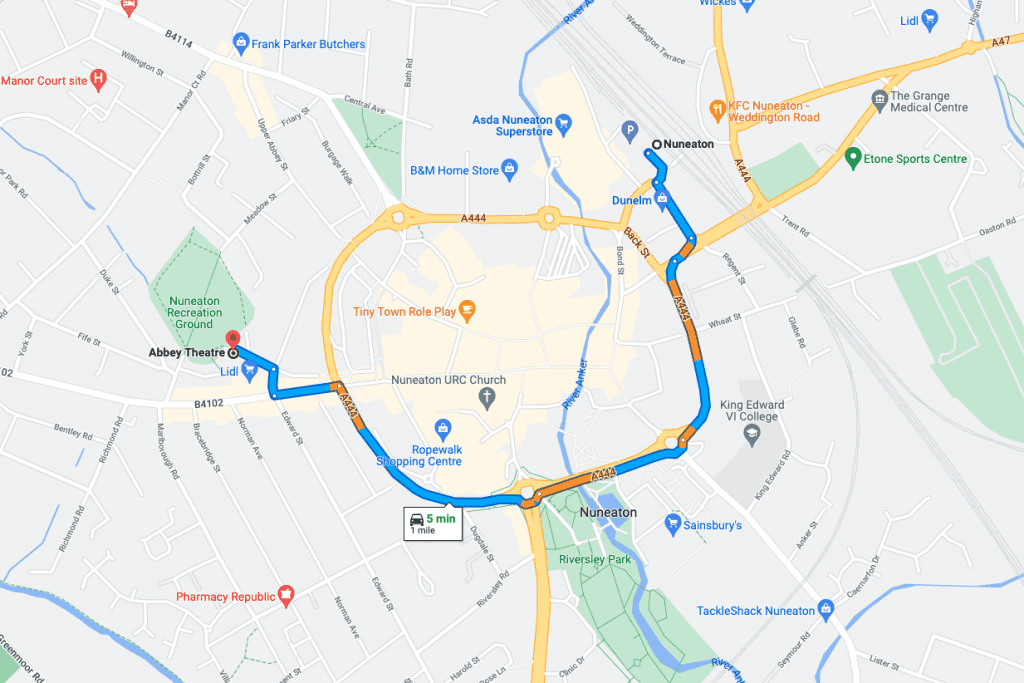 Directions & Parking The Abbey Theatre